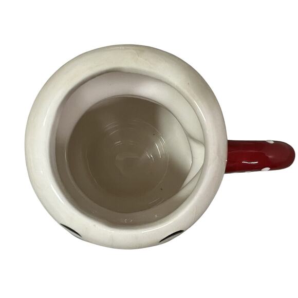 Johanna Parker Ceramic 16oz Vintage Snowman & Reindeer Coffee Cocoa Mug - Picture 6 of 16